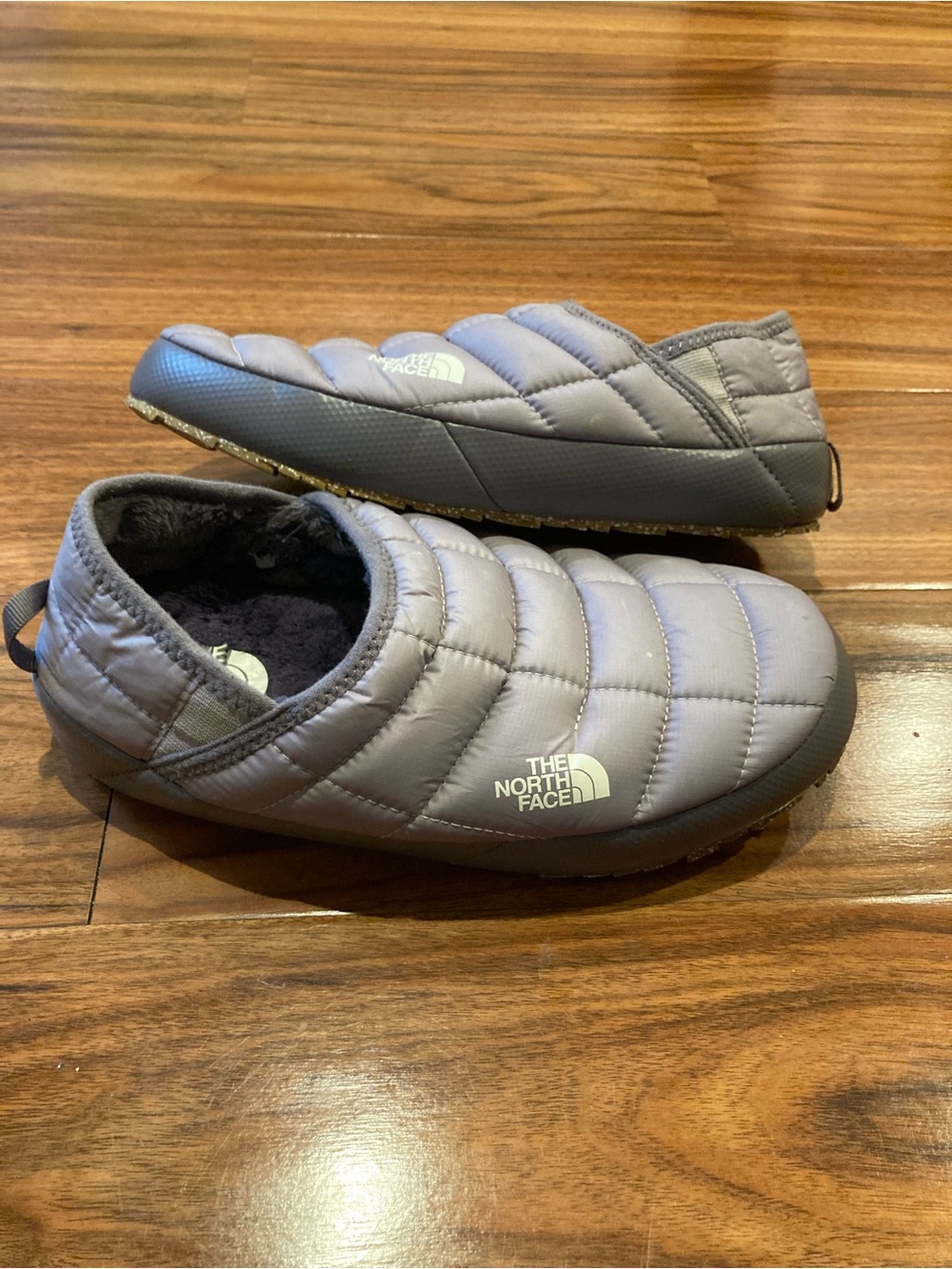 The North Face Quilted Slip-On Mules - Gray women’s size 8